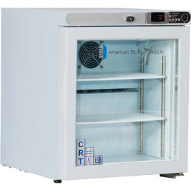 Freestanding Undercounter Controlled Room Temperature Cabinet, 1 Cu.Ft., Right Hinged Glass Door