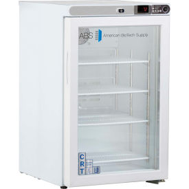 Freestanding Undercounter Controlled Room Temperature Cabinet, 2.5 Cu.Ft., Glass Door