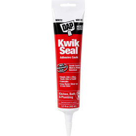 Kitchen & Bath Adhesive Caulk - 5.5 oz., White