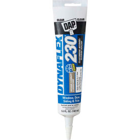 DYNAFLEX 230 100% Waterproof Window,Door & Trim Sealant -5.5 oz., Clear