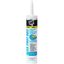Fast Dry Acrylic Latex Caulk Plus Silicone - 10.1 oz., White