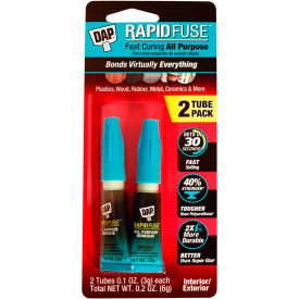 RapidFuse All Purpose Adhesive 2 Tube Pack - 6.0 gm., Clear