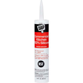 Commercial Kitchen 100% Silicone Sealant - 9.8 oz., Clear