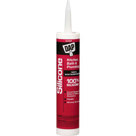 Kitchen & Bath 100% Silicone Rubber Sealant - 9.8 oz., Clear