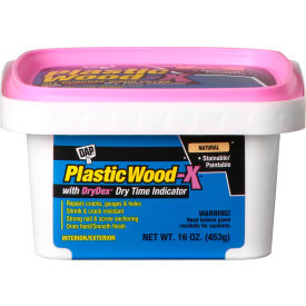 Plastic Wood-X Latex All Purpose Wood Filler - 16 oz., Natural