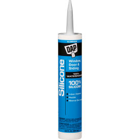 Window, Door & Siding 100% Silicone Rubber Sealant - 9.8 oz., Aluminum