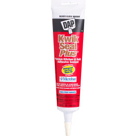 KWIK SEAL PLUS Adhesive Sealant w/ MICROBAN - 5.5 oz, Gloss Biscuit - 7079818539