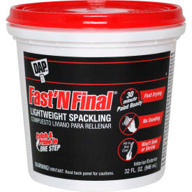 FAST'N FINAL Lightweight Spackling - 32 oz., White