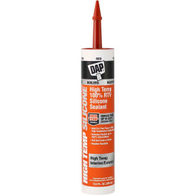 Hi-Temp 100% RTV Silicone Sealant - 10.1 oz., Red