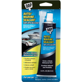 Auto/Marine 100% RTV Silicone Rubber Sealant - 2.8 oz., Clear
