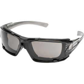 Safety Goggles, Gray Lens/Frame, Pack of 12