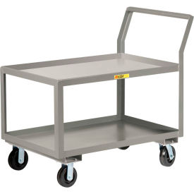 Utility Cart w/2 Tray Shelves, 3600 lb. Capacity, 39"L x 24"W x 42"H