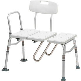 Splash Defense Transfer Bench with Curtain Guard Protection