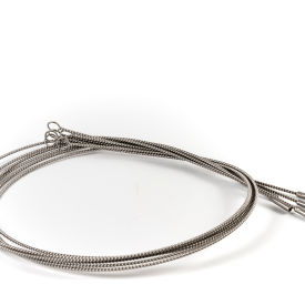 Stainless Steel Flexible Rod, Black, 59"