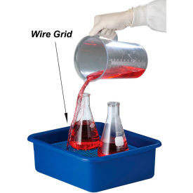 Polypropylene Spill Containment Tray with Grid