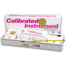 Easy-Read Individually Calibrated Liquid-In-Glass Thermometer, -20/150°C