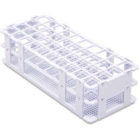 No-Wire Test Tube Grip Pack for 18-20mm Tubes, 40 Places, White, 1/PK