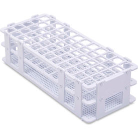 No-Wire Test Tube Grip Pack for 15-16mm Tubes, 60 Places, White, 1/PK