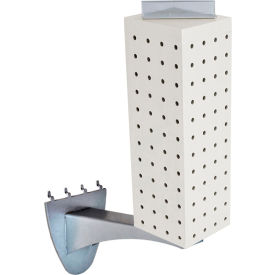 Four-sided Pegboard Tower W/ Extension, 4"W x 4"D x 12"H
