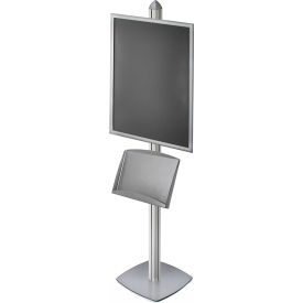 Snap Frame Sky Tower Display W/ Steel Shelf 22"W x 18"D x 28"H