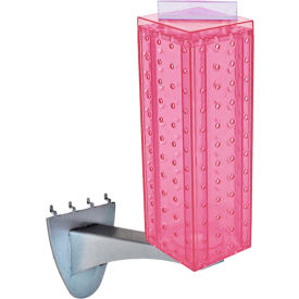 Four-sided Pegboard Tower with Extension, 4"W x 4"D x 12"H