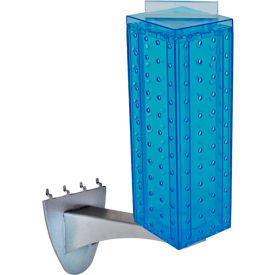 Four-sided Pegboard Tower W/ Extension, 4"W x 4"D x 12"H