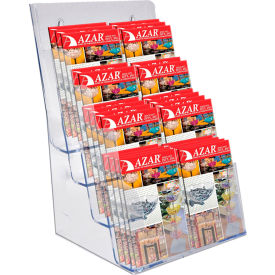 Four-Tier Brochure Holder, 9-1/4"W x 7"D x 13-1/4"H