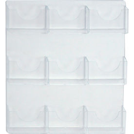 Bi-Fold Brochure Holder, 19-1/2"W x 1-5/16"D x 24"H - Pkg Qty 2
