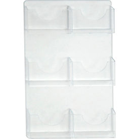 Bi-Fold Brochure Holder, 13"W x 1-5/16"D x 14"H - Pkg Qty 2