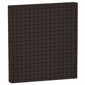 Pegboard Wall Panel Black, 24"W x 7/8"D x 24"H