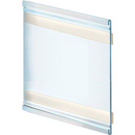 Nameplate W/ Adhesive-Back, 6"W x 1/8"D x 6"H - Pkg Qty 10