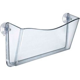 Single Pocket Wall File W/ Suction Cups, 14-3/4"W x 3"D x 7"H - Pkg Qty 4