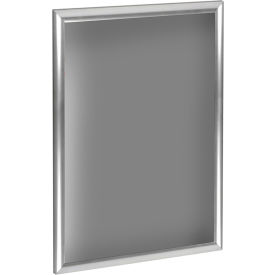 Global Approved 300211-SLV, Vertical/Horizontal Optic Snap Frame 17"H
