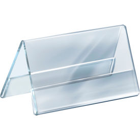 Two-Sided Sign Holder/Nameplate, 8-1/2"W x 3"D x 5-1/2"H - Pkg Qty 10