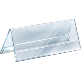 Two-Sided Sign Holder/Nameplate, 11"W x 3"D x 4-1/4"H