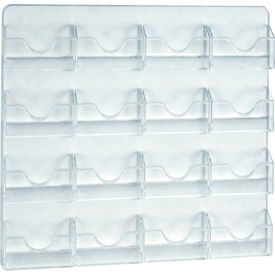 16 Pocket Business/Gift Card Holder, 15-5/8"W x 1"D x 11-7/8"H - Pkg Qty 2