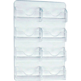 8 Pocket Business/Gift Card Holder, 8"W x 1"D x 11-7/8"H - Pkg Qty 2