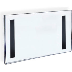 Horizontal Sign Holder W/ Magnetic Strips 11"W x 3/16"D x 8-1/2"H, 10Pk