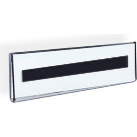 Vertical Sign Holder/Nameplate Magnetic Tape 5-1/2"W x 3/16"D x 2-1/2"H 10Pk