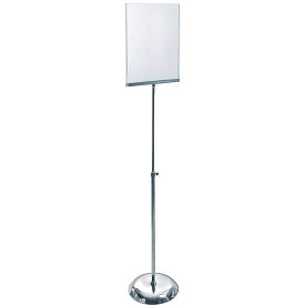 Sign Holder W/ Pedestal Stand, 11"W x 15"D x 62"H