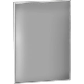 Global Approved 300230-SLV, Vertical/Horizontal Format Snap Frame 40"H