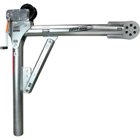 Steel Davit Crane, 2500 Lb. Capacity with Manual Winch And brake
