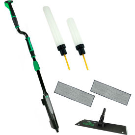 Excella 18" Floor Cleaning Kit, 52" Handle - Microfiber - EFKT1