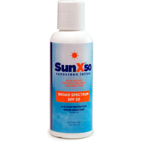 Sunscreen Lotion, SPF 50, 4oz Bottle, 1-Bottle