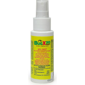 Bug X 30 Insect Repellent, 30% DEET, 2oz Pump Spray Bottle, 1-Bottle