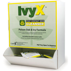 Ivy X 84661 Post-Contact Cleanser, Posion Oak & Ivy Lotion, Wallmount, 50 Packets