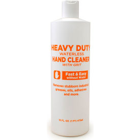 Waterless Hand Cleaner With Grit Bottle, 16oz, 1-Bottle