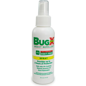 Bug X FREE Insect Repellent, DEET Free, 4oz Pump Spray Bottle, 1-Bottle