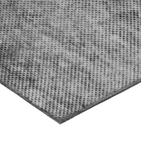 Neoprene Rubber Roll, Fabric Reinforced, 96"L x 48"W x 1/16" Thick, 60A, Black