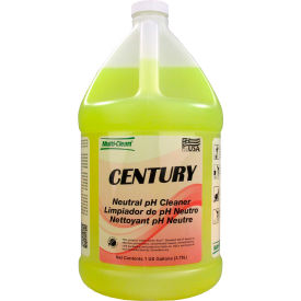 Century Maintenance pH-Neutral Floor Cleaner - Lemon, 1 Gal, 4 Bottles